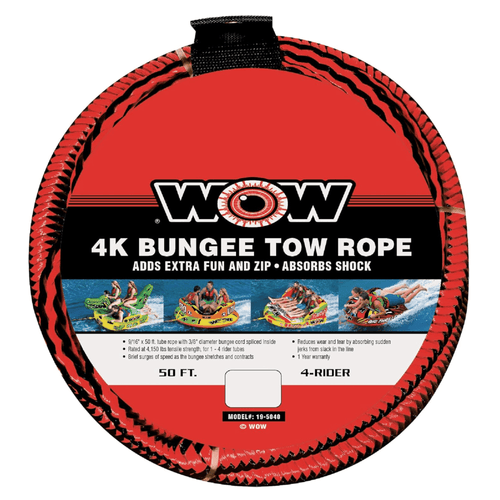WOW Watersports 50ft Bungee Tow Rope Jupiter Gear