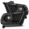 AlphaRex 10-12 Ford Mustang LUXX-Series LED Projector Headlights Alpha-Black OffRoadUSA.com