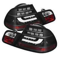 Spyder 04-06 BMW E46 2Dr (Coupe ONLY No Conv.) Lgtbar Styl LED Tail Lghts Blk ALT-YD-BE4604-LBLED-BK OffRoadUSA.com
