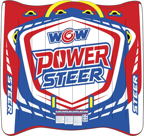 WOW Sports Power Steer 3 Person 3P Steerable Deck Tube (22-WTO-3975) Jupiter Gear