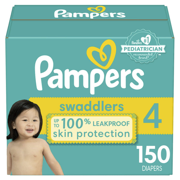 Pampers Swaddlers Diapers Size 4, 150 Count EasyOptionXY LLC