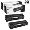 Compatible Replacements for HP CE285A (HP 85A) Set of 2 Black Laser Toner Cartridges LaserJet Pro M1132 M1138 M1139 M1212nf M1217nfw MFP M1219nf P1102 P1109W EasyOptionXY LLC