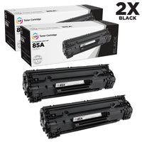 Compatible Replacements for HP CE285A (HP 85A) Set of 2 Black Laser Toner Cartridges LaserJet Pro M1132 M1138 M1139 M1212nf M1217nfw MFP M1219nf P1102 P1109W EasyOptionXY LLC