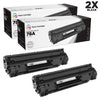 LD Compatible Replacement for HP 78A / HP CE278A Toner Cartridges (Pack of 2) EasyOptionXY LLC