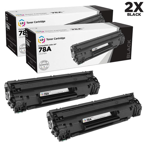 LD Compatible Replacement for HP 78A / HP CE278A Toner Cartridges (Pack of 2) EasyOptionXY LLC