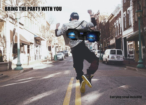 MP3/CD Bass Reflex Boombox & PA System with Bluetooth® Jupiter Gear