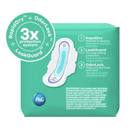 Always Ultra Thin Daytime Pads with Wings; Size 1 Regular Unscented 46 Ct EasyOptionXY LLC