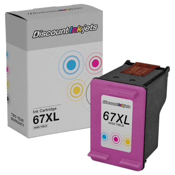 DI Ink Cartridge Replacement for HP 67XL 3YM58AN High Yield (Color) Compatible with DeskJet: 1255, 2722, 2724, 2732, 2752, 2755, 2755e, 4155e, 4140, 4152, 4155, 4158 Envy: 6052, 6055, 6058, 6075 EasyOptionXY LLC