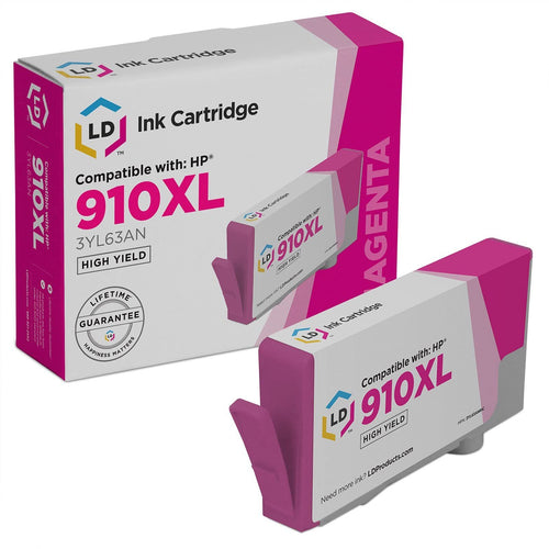 LD Products Remanufactured HP 910XL/3YL63AN High Yield Magenta Ink Cartridge EasyOptionXY LLC