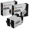 LD Products Remanufactured HP 910XL/3YL65AN High Yield Black Cartridge, 2-Pack EasyOptionXY LLC