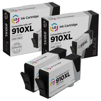LD Products Remanufactured HP 910XL/3YL65AN High Yield Black Cartridge, 2-Pack EasyOptionXY LLC