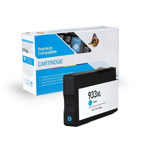Cartridge compatible with HP CN054AN (Cartridge compatible with HP 933XL) Reman Inkjet- Cyan EasyOptionXY LLC