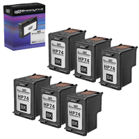 Speedy Remanufactured Cartridge Replacement for HP 74 (Black, 6-Pack) EasyOptionXY LLC