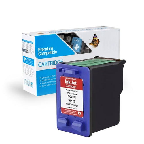 Cartridge compatible with HP Remanufactured Cartridge C9352AN (No. 22) EasyOptionXY LLC