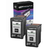 Speedy Remanufactured Replacements for HP 21 / C9351AN Black Cartridges (2-Pack) for DeskJet 3920, D1330, D1341, D1420, F2120, F2238, F4190 EasyOptionXY LLC
