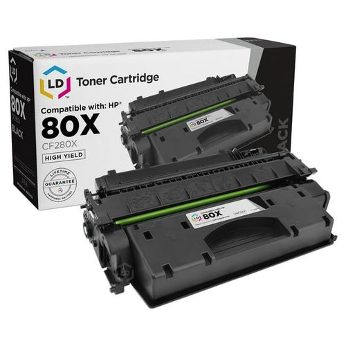 LD ? Compatible Replacements for Hewlett Packard CF280X (HP 80X) 2PK HY Black Toner Cartridges for Laserjet Pro 400 M401dn, 400 M401dne, 400 M401dw, 400 M401n & 400 M425dn EasyOptionXY LLC