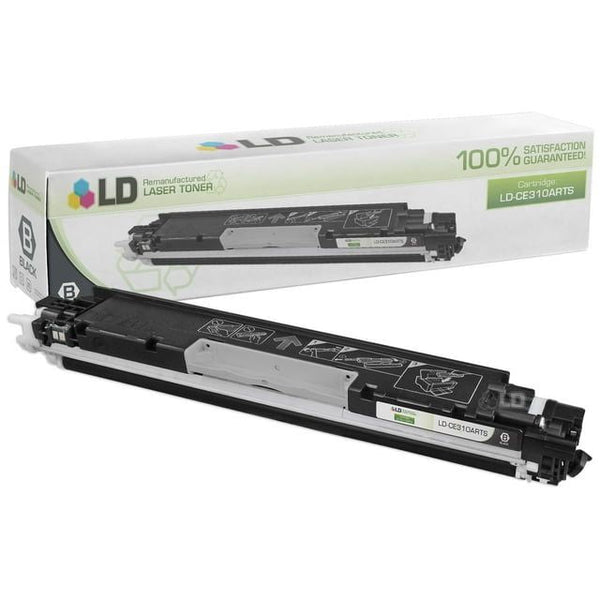 LD Remanufactured Replacement for HP 126A CE310A Black Toner Cartridge for Color LaserJet 100 MFP M175a, 100 MFP M175nw, CP1025nw, TopShot Pro M275, LaserJet 100 MFP M175a, 100 MFP M175nw, CP1025nw EasyOptionXY LLC