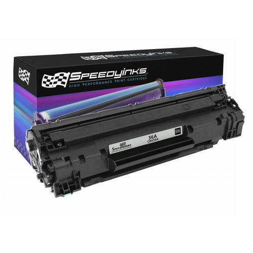 SpeedyInks - Compatible Replacement for HP 36A CB436A Black Toner for use in LaserJet M1522n MFP, LaserJet M1522nf MFP, LaserJet P1505, & LaserJet P1505n EasyOptionXY LLC