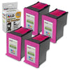 LD Remanufactured Replacement Cartridges for Hewlett Packard CC656AN (HP 901) Tri-Color (4 Pack) EasyOptionXY LLC