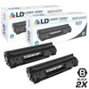 Compatible Replacements for HP CF283X / 83X Set of 2 High Yield Black Laser Toner Cartridges LaserJet Pro M201dw MFP M225dn MFP M225dw M225nw EasyOptionXY LLC