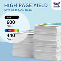 Replacement for HP 60 Ink Cartridge Combo Pack Black and Color for Envy 100 110 120 Photosmart c4680 c4780 c4795 d110 Deskjet d2680 f2430 f4280 f4440 f4480 f4580 Printer(2 Pack) EasyOptionXY LLC