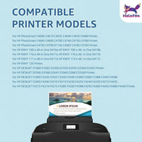 Replacement for HP 60 Ink Cartridge Combo Pack Black and Color for Envy 100 110 120 Photosmart c4680 c4780 c4795 d110 Deskjet d2680 f2430 f4280 f4440 f4480 f4580 Printer(2 Pack) EasyOptionXY LLC