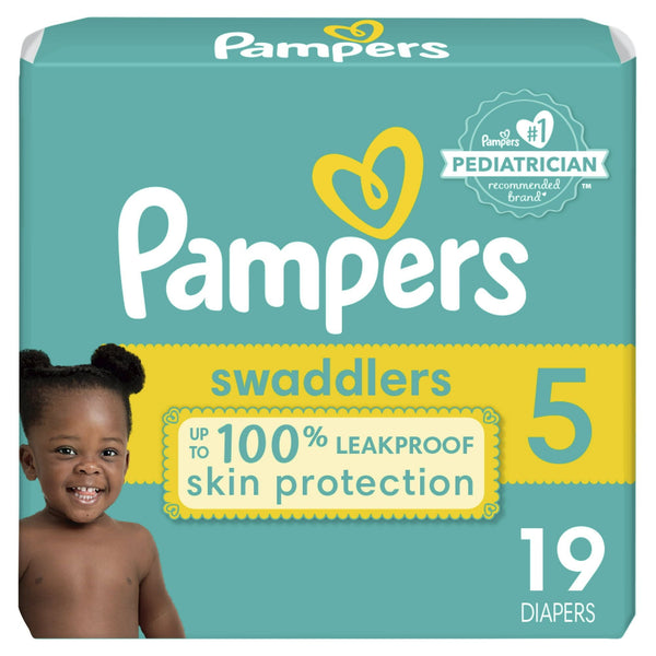 Pampers Swaddlers Diapers Size 5, 19 Count EasyOptionXY LLC