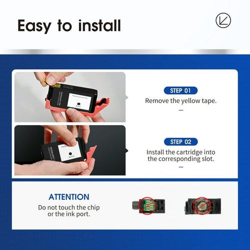 67 XL Ink Cartridge for HP Ink 67 67XL for HP 67 Ink Cartridge for HP DeskJet 2755 2700 2752 HP Envy 6055 6045 6000 6458 Printer(1 Black,1 Tri-Color) EasyOptionXY LLC