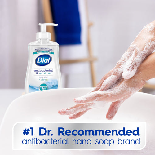 Dial Liquid Hand Soap, Antibacterial & Sensitive, Fragrance Free, 11 fl oz EasyOptionXY LLC