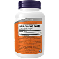 NOW Supplements, Glycine 1,000 mg Free-Form, Neurotransmitter Support*, 100 Veg Capsules EasyOptionXY LLC