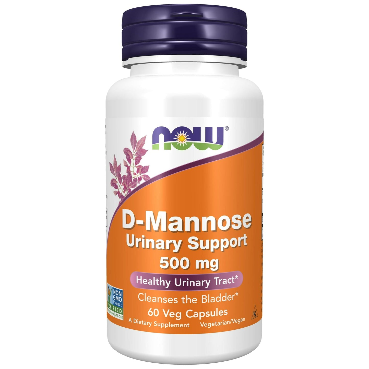 NOW Supplements, D-Mannose 500 mg, Non-GMO Project Verified, Healthy Urinary Tract*, 60 Veg Capsules EasyOptionXY LLC