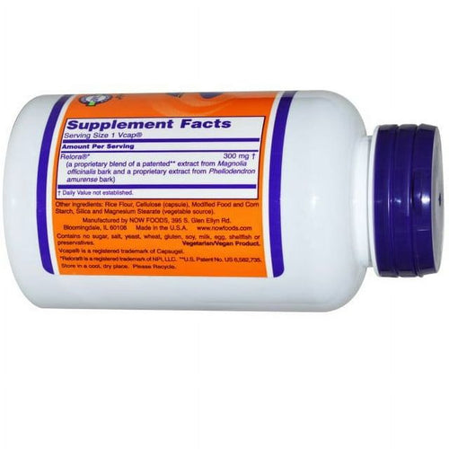 NOW Foods Relora 300 Mg 120 Vegetable Capsules EasyOptionXY LLC