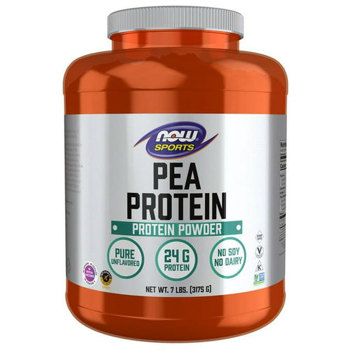 NOW Sports Nutrition, Pea Protein 24g, Fast Absorbing, Unflavored Powder, 7-Pound EasyOptionXY LLC