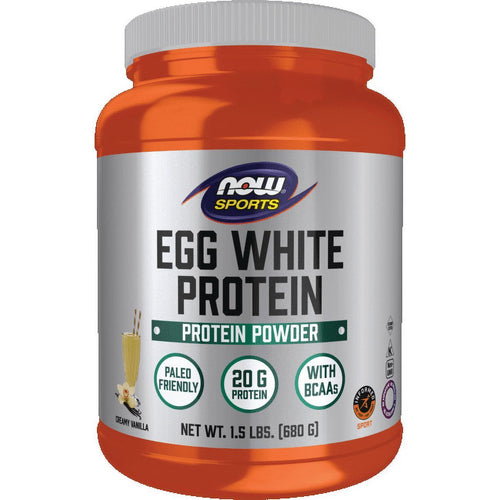 NOW Sports Eggwhite Protein Powder, Vanilla Cr¨¨me, 20g Protein, 1.5 Lb EasyOptionXY LLC