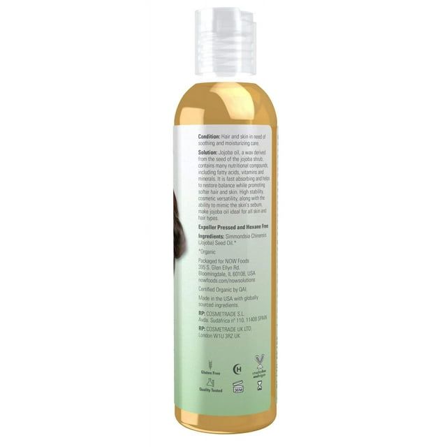Jojoba Oil, Organic - 8 fl. oz. EasyOptionXY LLC