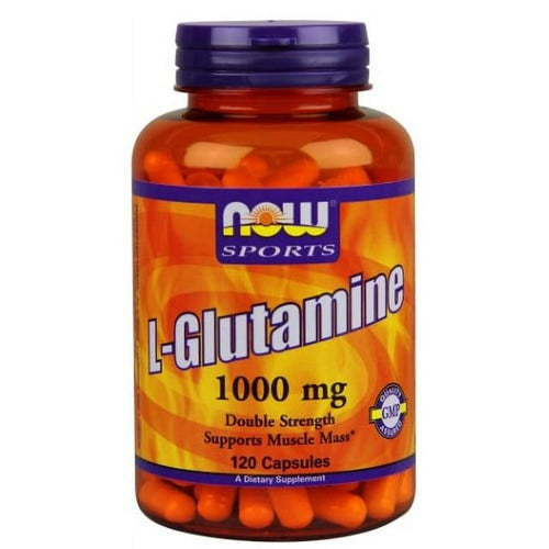 NOW Glutamine 1000 MG Capsules, 120 Ct EasyOptionXY LLC