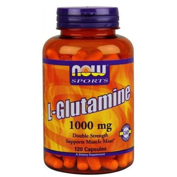 NOW Glutamine 1000 MG Capsules, 120 Ct EasyOptionXY LLC
