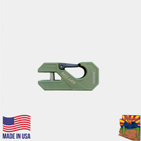 Aluminum winch shackle, closed latch (LIFE TIME WARRANTY*) MOJAB OFFROAD