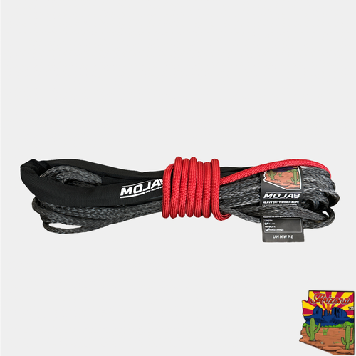 1/4” x 50” Heavy duty SXS synthetic winch line MOJAB OFFROAD
