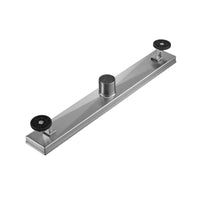 24" Linear Shower Drain, Square Hole Pattern Shower Drain, Brushed 304 Stainless Steel Linear Drain with Levelingft & Hair Strainer