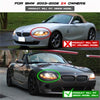 Spyder BMW Z4 03-08 Projector Headlights Xenon/HID Model Only - LED Halo Black PRO-YD-BMWZ403-HID-BK OffRoadUSA.com