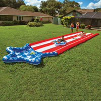 WOW Sports Americana Stars & Stripes Giant 40ft Backyard Super Slide Jupiter Gear