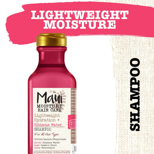 Maui Moisture Lightweight Hydration + Hibiscus Water Shampoo for Daily Moisture, 13 fl oz EasyOptionXY LLC