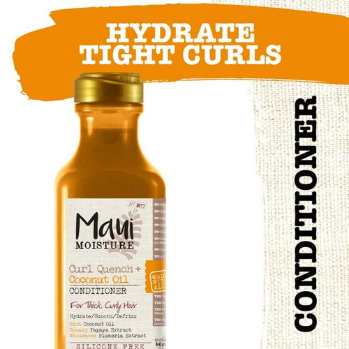 Maui Moisture Curl Quench + Coconut oil Curl-Defining Anti-Frizz Conditioner, 13 fl oz EasyOptionXY LLC