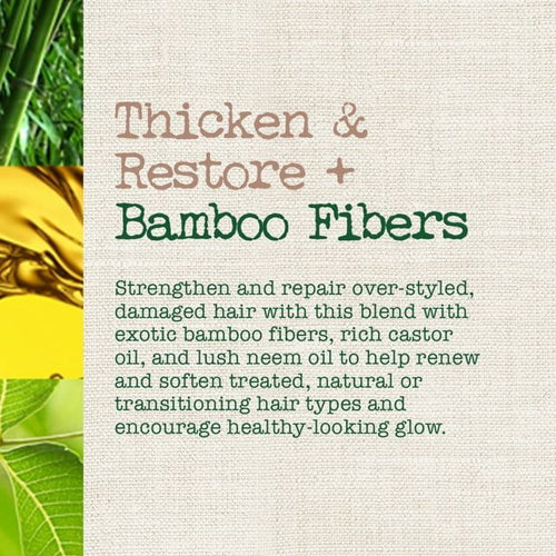 Maui Moisture Thicken & Restore + Bamboo Fibers Strengthening Daily Shampoo, 13 fl oz EasyOptionXY LLC