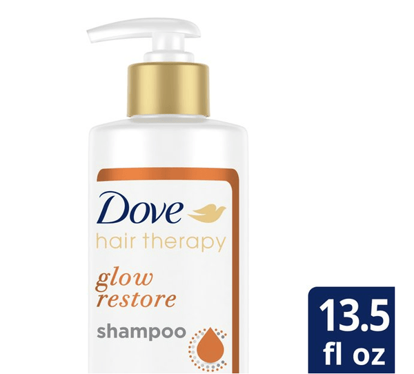 Dove Nourishing Shampoo; Glow Restore for Hair Shine Sulfate-Free for Damaged Hair; 13.5 oz EasyOptionXY LLC