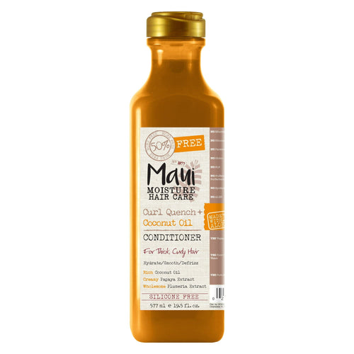 Maui Moisture Curl Quench + Coconut Oil Curl-Defining Conditioner for Tight Curls, 19.5 fl oz EasyOptionXY LLC