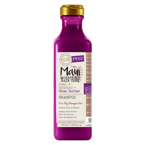 Maui Moisture Heal & Hydrate + Shea Butter Shampoo to Moisturize Tight Curly Hair, 19.5 fl oz EasyOptionXY LLC