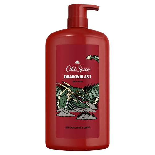 Old Spice Body Wash for Men, Dragonblast, Long Lasting Lather, All Skin Types, 33.4 oz EasyOptionXY LLC