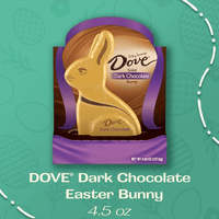 Dove Easter Bunny Dark Chocolate Candy Gift - 4.5 oz EasyOptionXY LLC